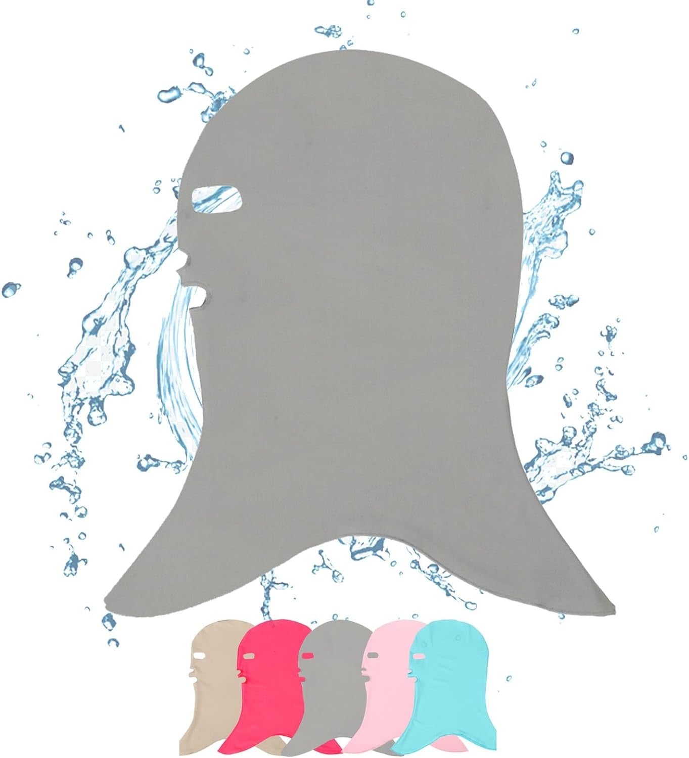 Facekini - Facekini Mask,Facekini UV Protection Mask Swim Cap