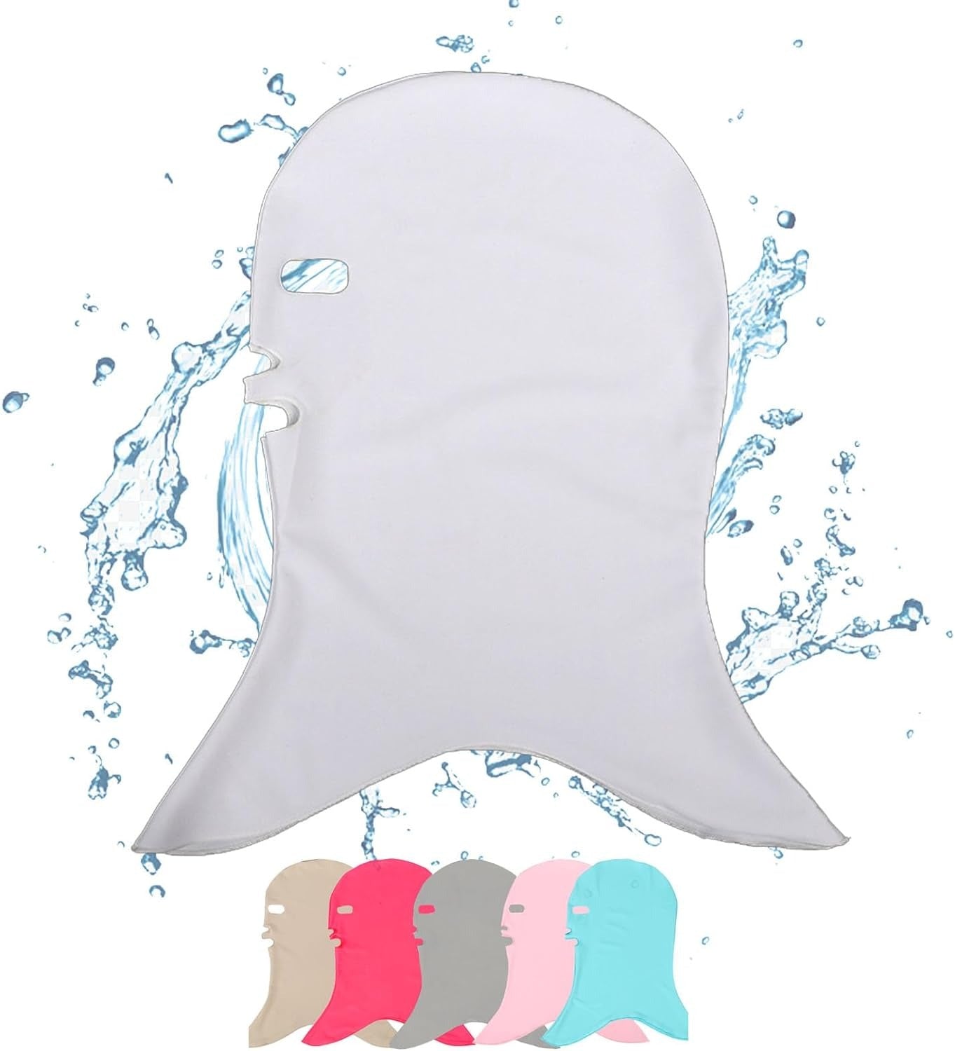 Facekini - Facekini Mask,Facekini UV Protection Mask Swim Cap