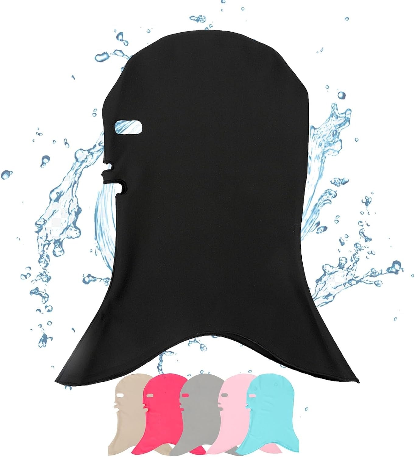 Facekini - Facekini Mask,Facekini UV Protection Mask Swim Cap